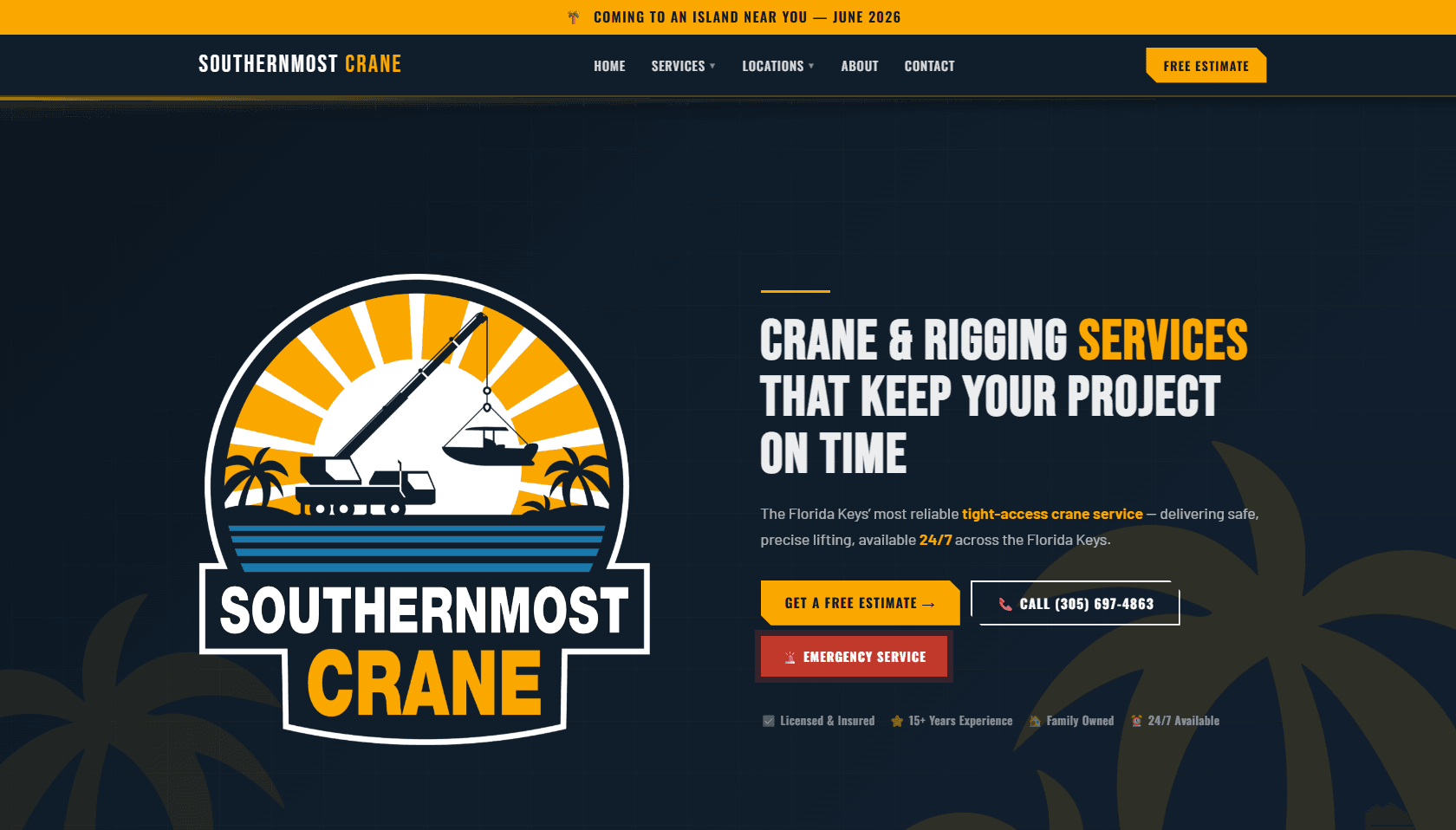 Southernmost Crane Website